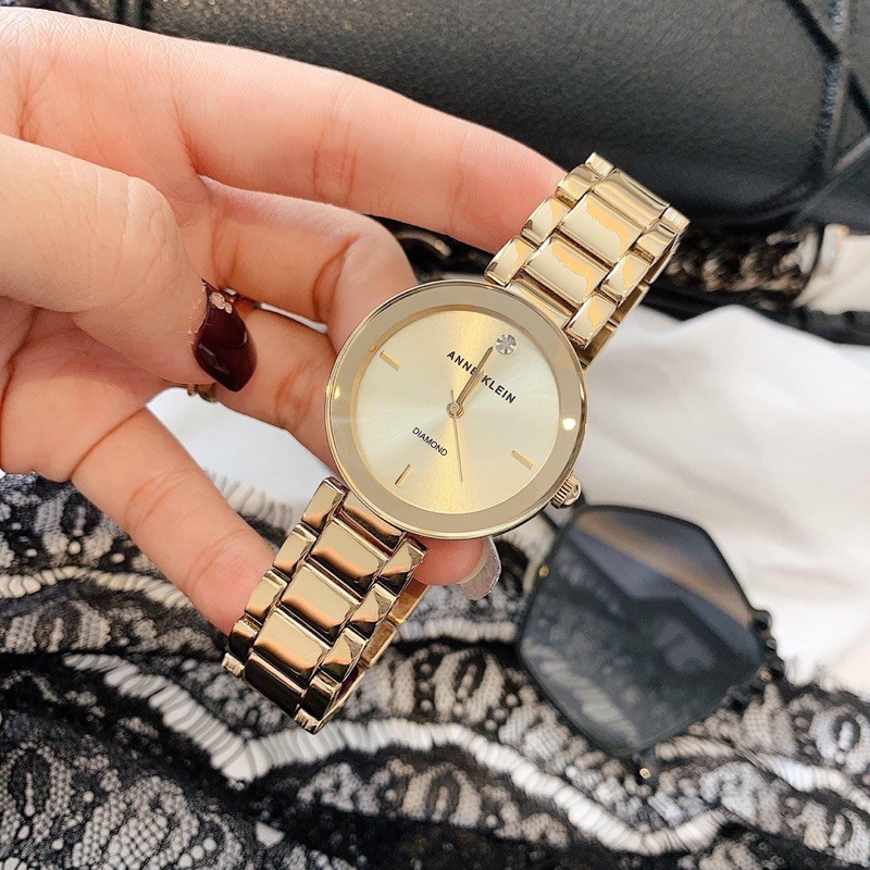 Đồng hồ nữ ANNE KLEIN model AK/1362RGRG và AK/1362CHGB dây kim loại sang trọng | BigBuy360 - bigbuy360.vn