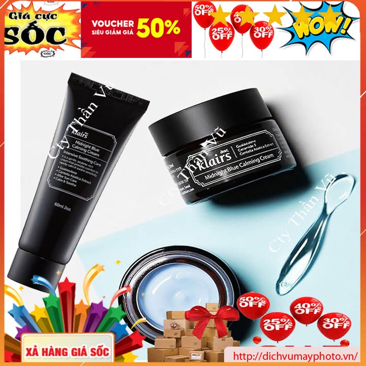 Kem Dưỡng Dear Klairs Midnight Blue Calming Cream 30ml  Giúp Trắng Sáng, Làm Dịu Da kholinhkienmayin