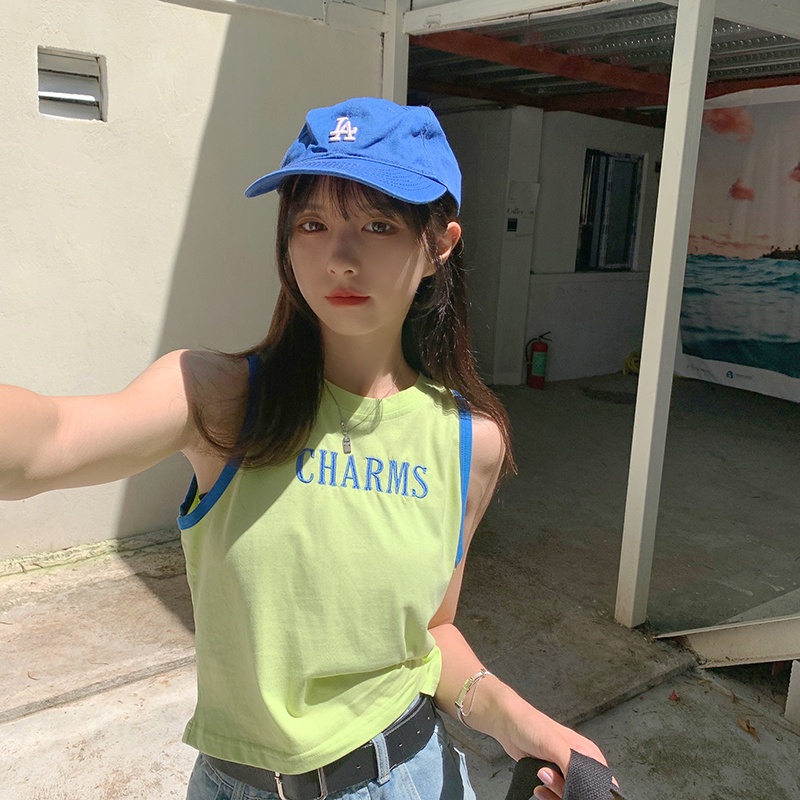 Áo thun sát nách phong cách Hàn Quốc thời trang cho nữ