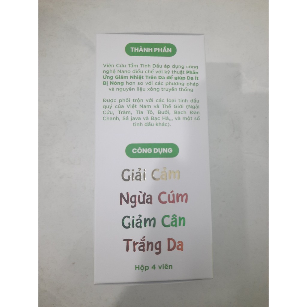 Viên xông hơi giải cảm ngừa cúm TCS