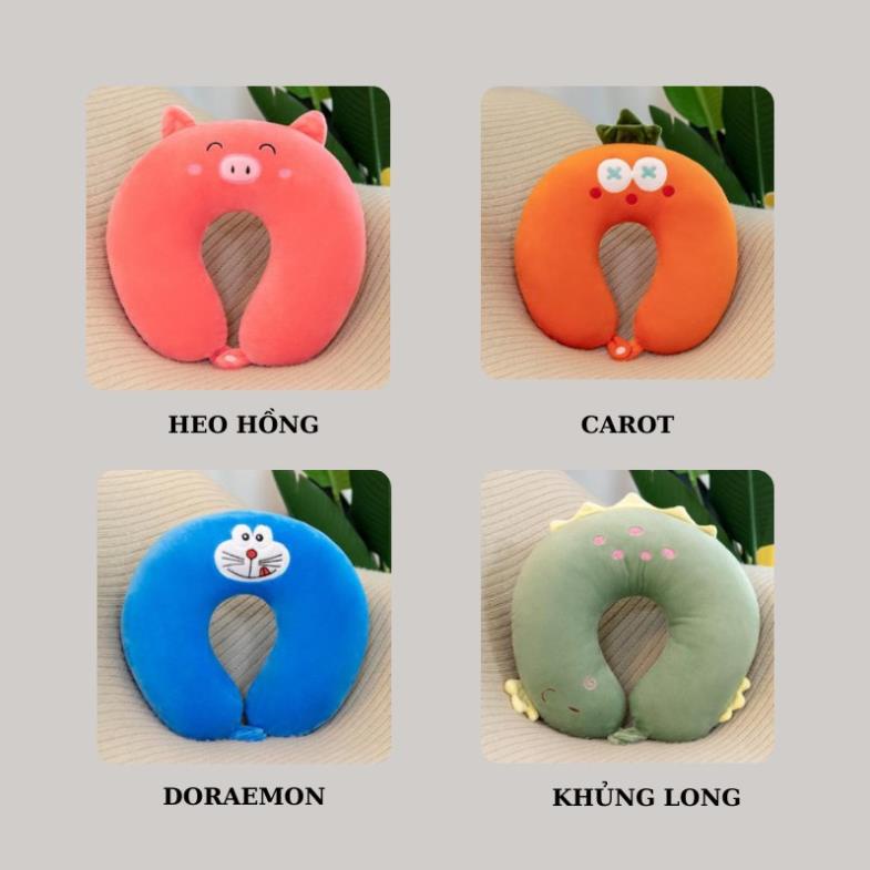 Gối Chữ U HT3603 Kê Cổ cho mẹ bầu, Gối Kê Cổ Nhiều Màu Sắc, Chống Đau Mỏi Vai Gáy Hiệu Qủa