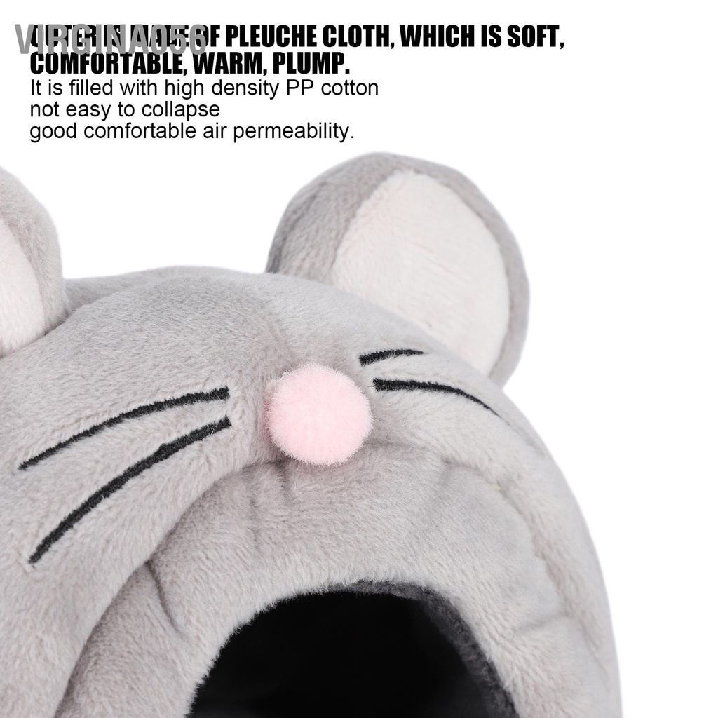 Có thể bán buôn Chú chuột Hình Thú Cưng Nhỏ Đáng Yêu Ngủ Ngôi Nhà Mềm Mại Giường Ấm Lồng Cho Hamster Virgina056 Hàng giao ngay