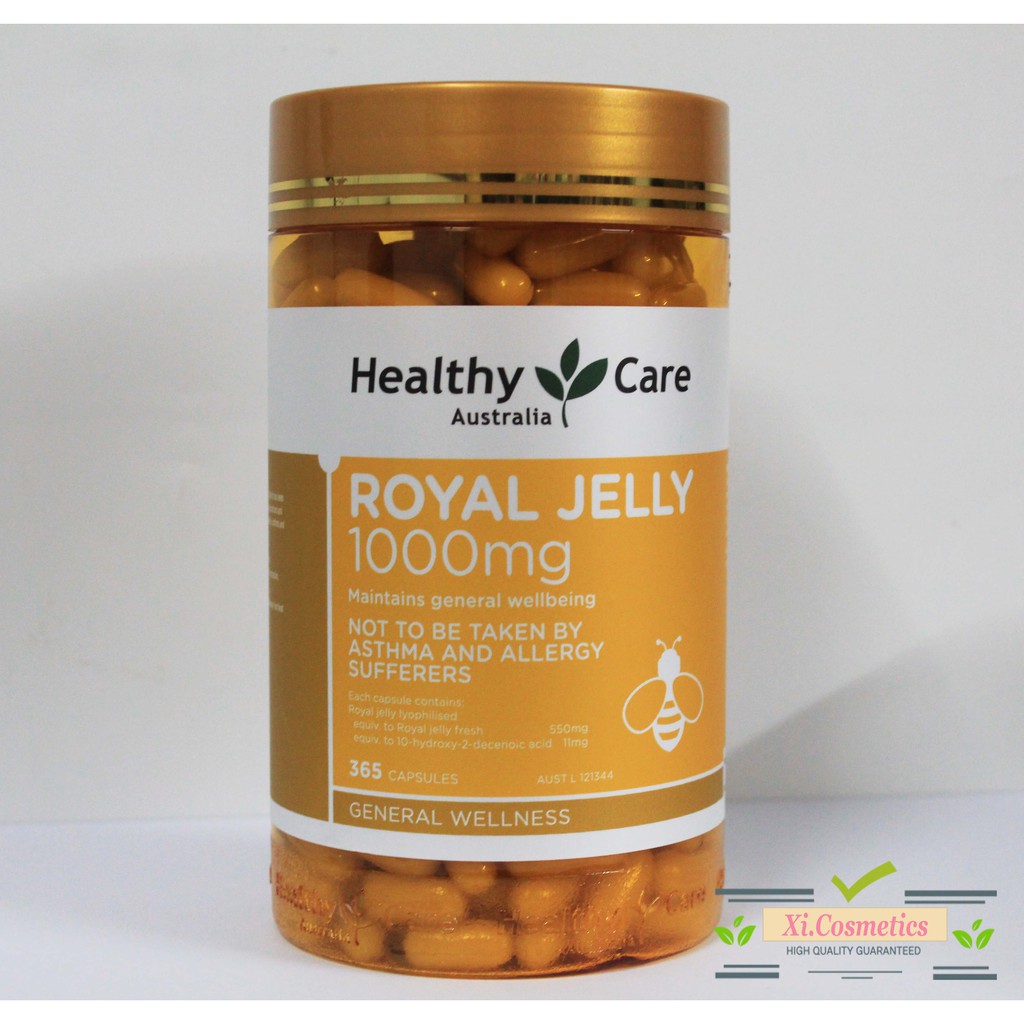 Sữa Ong Chúa Healthy Care Royal Jelly 365 Viên