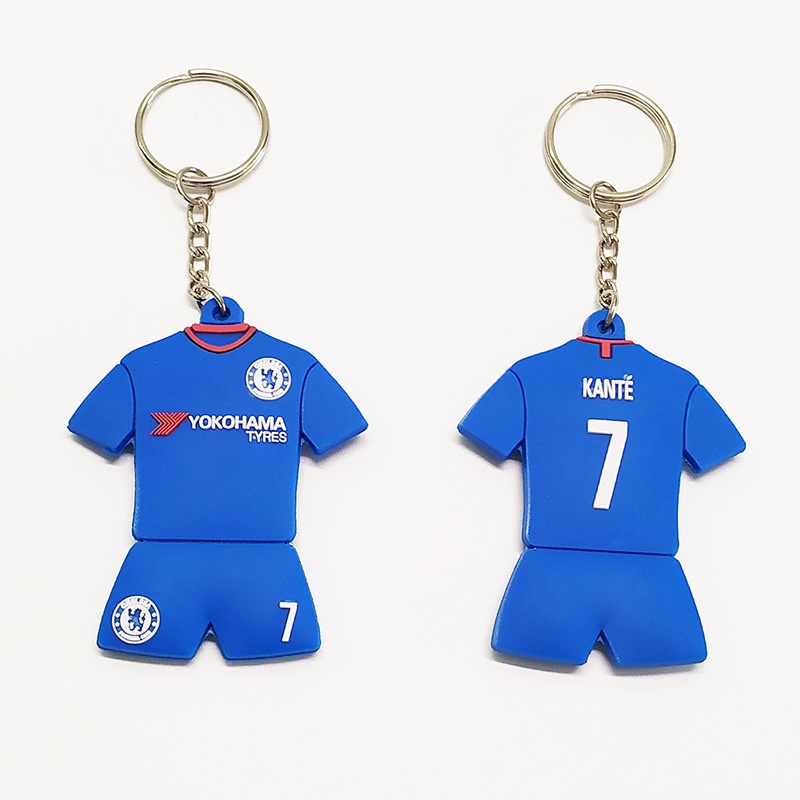 Móc Khóa Hình Cầu Thủ Messi Kanter De Bruyne Hazard Ronaldo Neymar Neymar Kaka Ozil by2