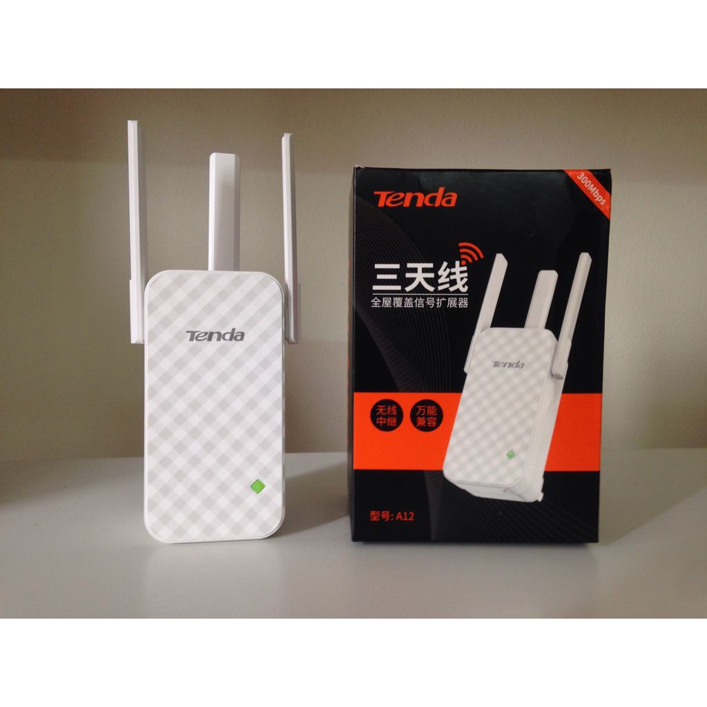 Bộ kích sóng wifi 3 râu chất lượng cao Tenda A12 (Wifi Repeater A12) - Bảo hành 12 tháng