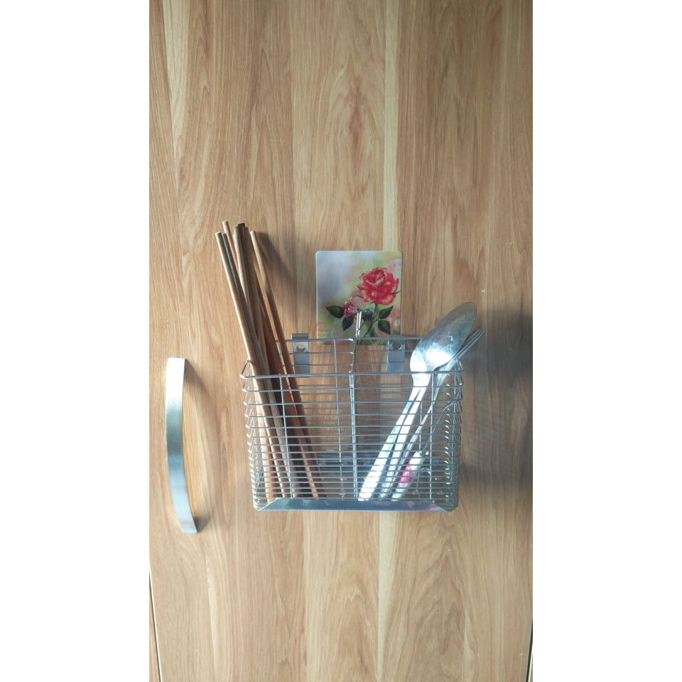 Ống đựng đũa muỗng thìa inox 100% siêu bền đẹp, không han gỉ