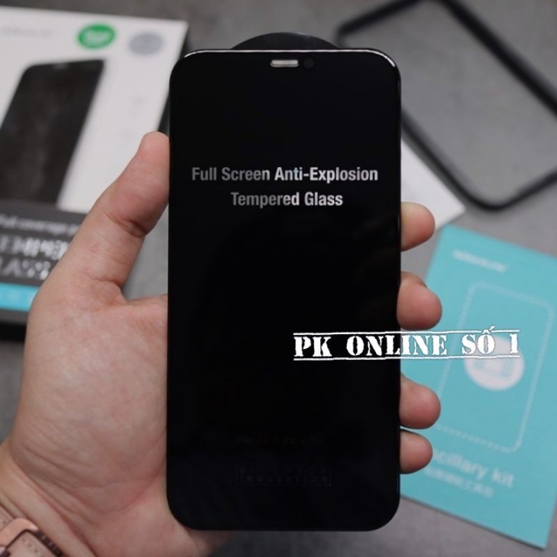 Kính cường lực Full Màn Hình chống nhìn trộm Nillkin Guardian cho Ip