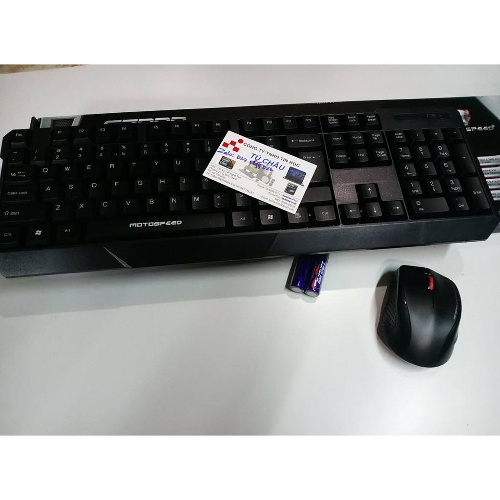 Bộ phím chuột không dây Combo Keyboard - Mouse MotoSpeed G7000