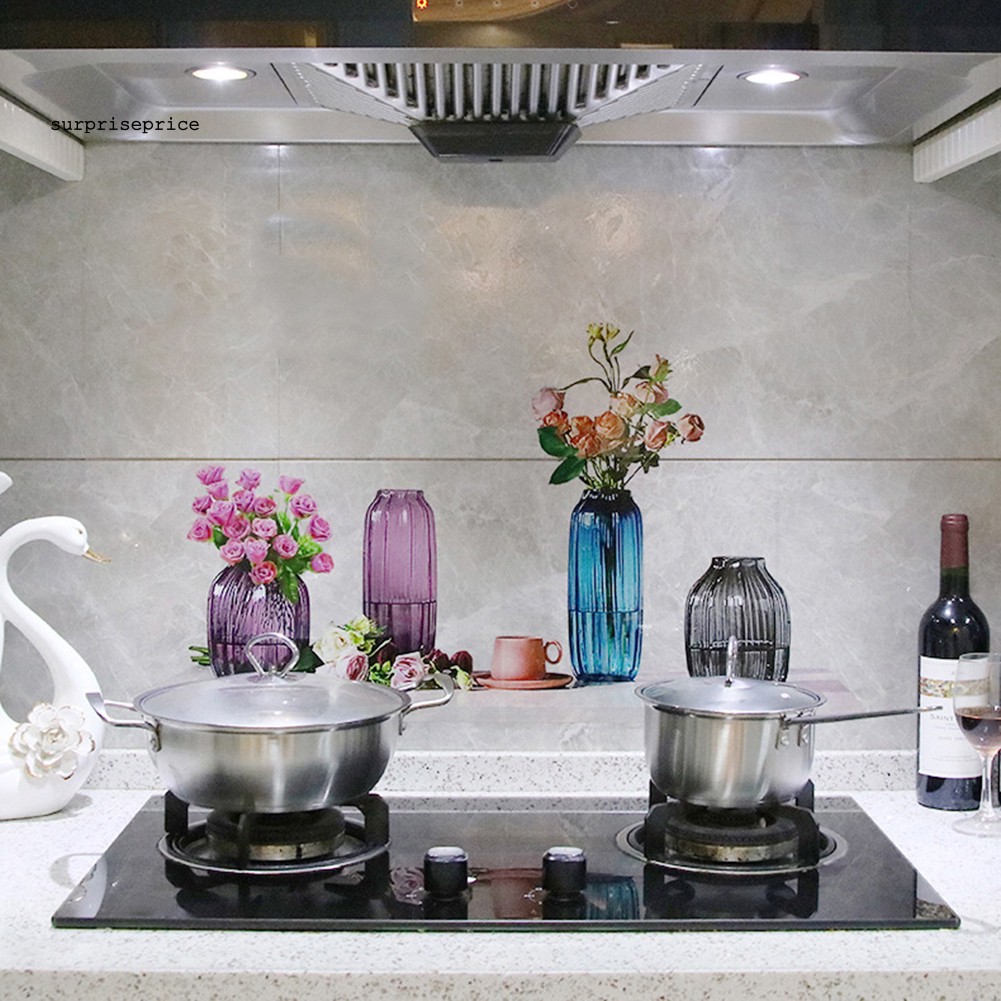 Miếng dán trang trí tường chống thấm dầu chịu nhiệt dành cho nhà bếp