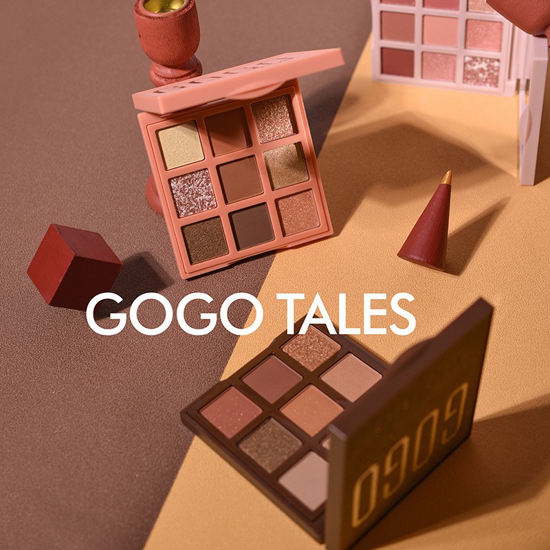 [Mã ICB1219 giảm 25% đơn 50K] Bảng Phấn Mắt GOGO TALES Chính Hãng 9 Màu - Admiring Velvet Eyeshadow