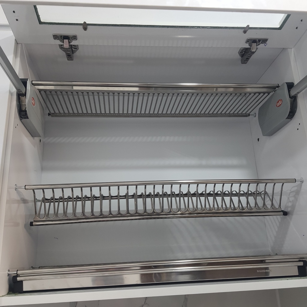 Kệ Bát Cố Định Tủ Bếp Dạng Chữ V, Giá Bát Cố Định Tủ Bếp TAKI INOX KHÔNG GỈ 304 - Bảo Hành Vĩnh Viễn - Có Thợ Lắp