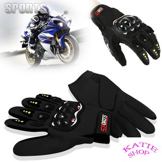 Găng tay phượt full ngón, bao tay moto kín ngón có gù bảo hộ TT07-GTF