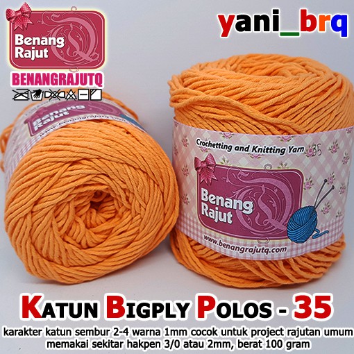 Cuộn Len Cotton Kbp 35 Young Orange Shop Yani_brq