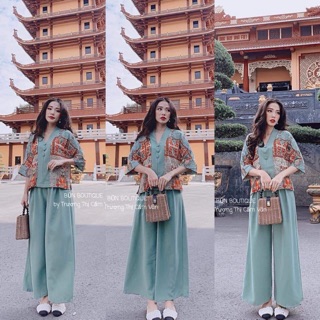 💥💥SIÊU HOT💥💥 BỘ ĐI CHÙA THỔ CẨM CÚC CỰC XINH