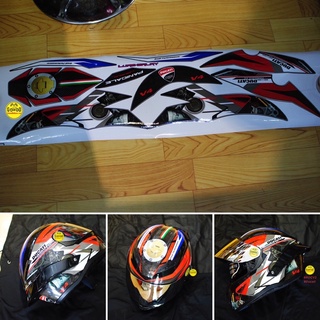 Tem Ducati dán mũ Fullface