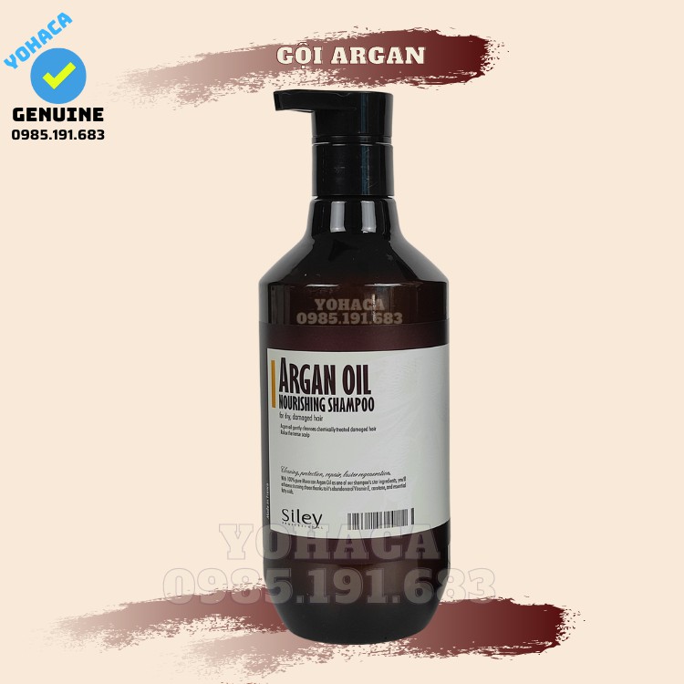 Bộ Gội-Xả Siley Argan phuc hồi tóc 500ml pháp