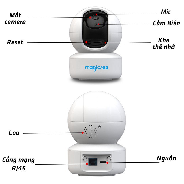 Camera giám sát không dây wifi Magicsee SA200 - Full HD1080 - Đàm thoại 2 chiều