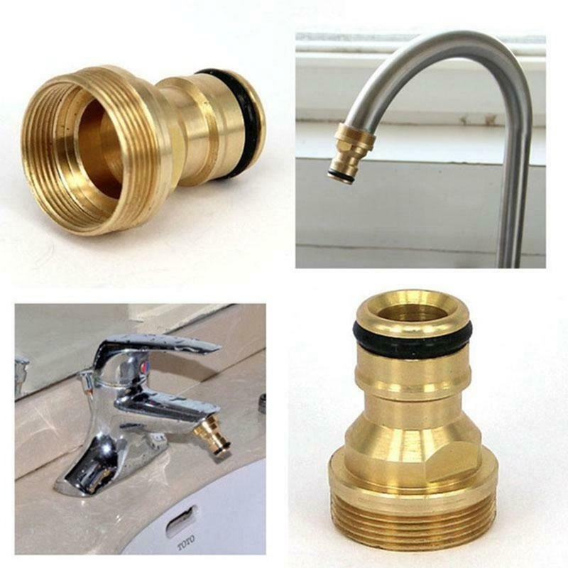 1 Đầu Nối Vòi Nước Bằng Đồng Thau 23mm Dùng Trong Nhà/Ngoài Trời