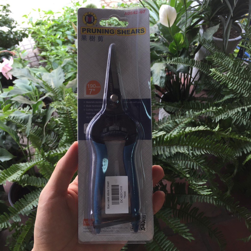 Kéo cành nhọn C-mart 190mm 7" (DC-KEO-016)