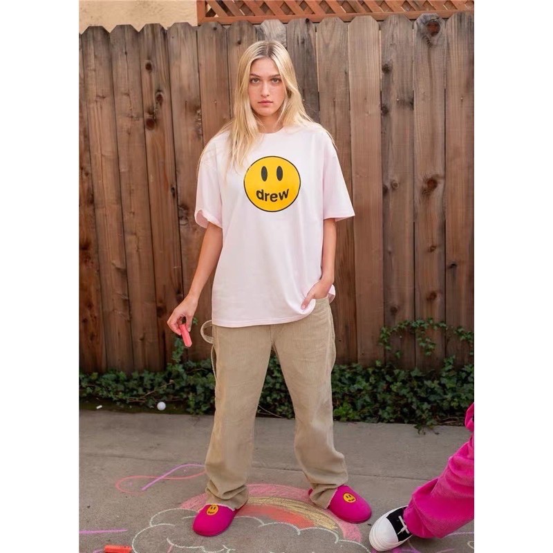 Áo thun tay lỡ DREW, áo thun cotton nam nữ unisex, TimawWy | BigBuy360 - bigbuy360.vn