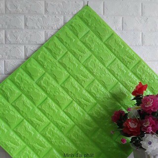 Tấm xốp dán tường 3d khổ 70x77 cm giá rẻ loại 5mm