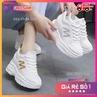 Giầy thể thao nữ độn đế chữ m