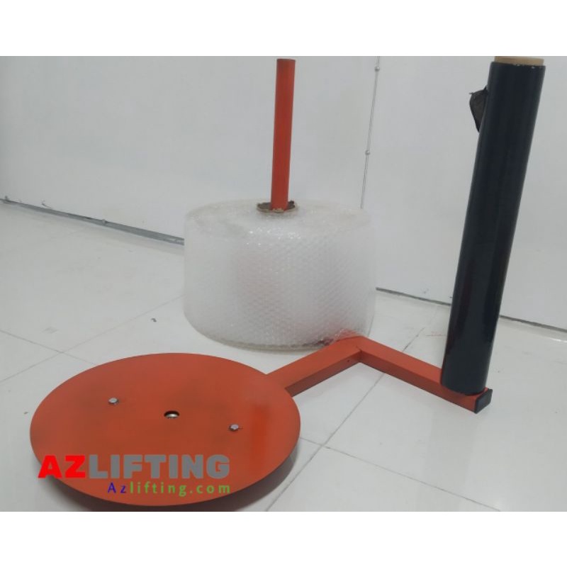 Dụng cụ quấn màng PE đa năng có đế xoay sử dụng 2 màng PE