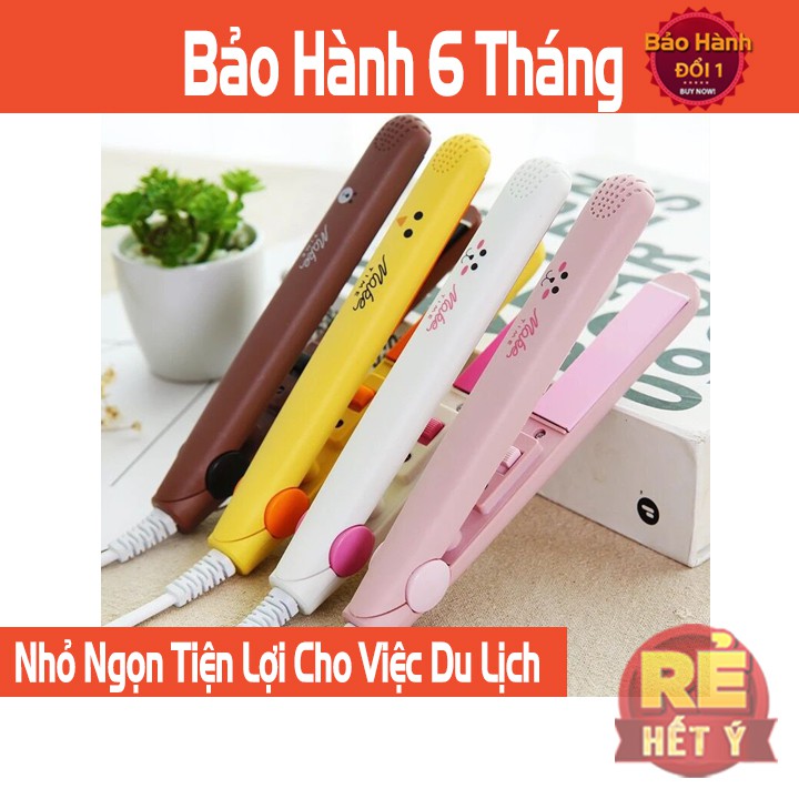 Máy kẹp duỗi thẳng tóc và uốn tóc mini đa năng tiện lợi dành cho làm đẹp