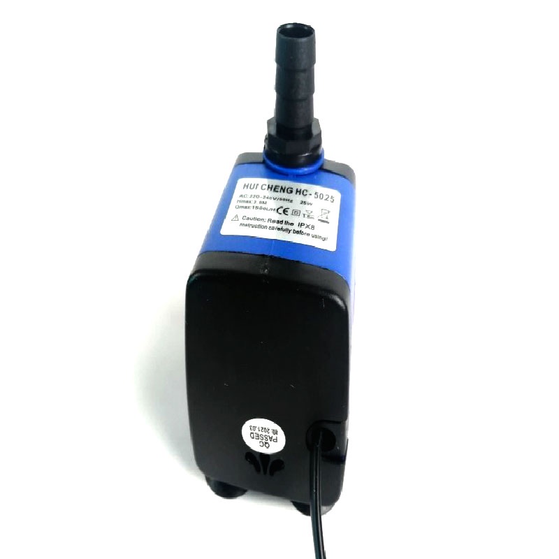 Bơm bể cá quạt điều hòa hơi nước 25w HUICHENG-5025