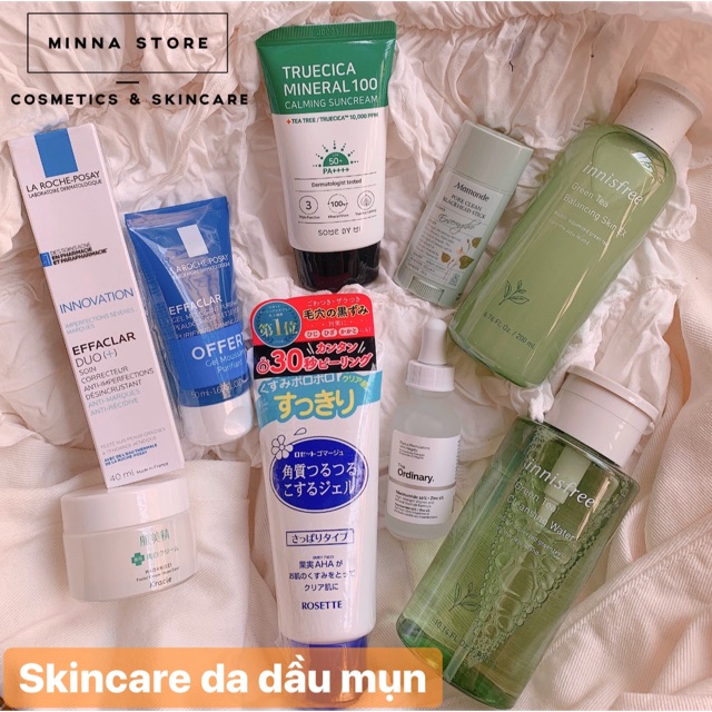 BỘ SKINCARE CHO DA DẦU MỤN - LỖ CHÂN LÔNG TO