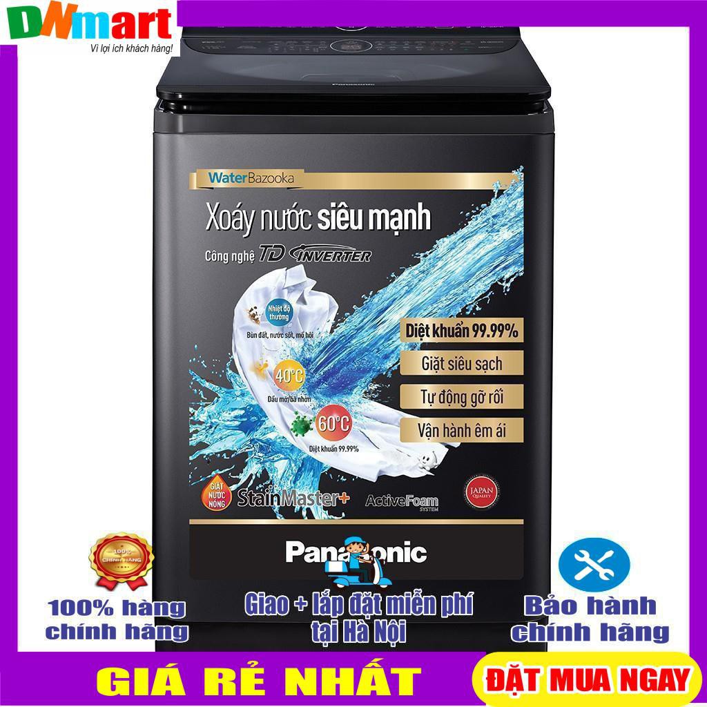 Máy giặt Panasonic NA-FD11VR1BV cửa trên 11.5kg{VẬN CHUYỂN MIỄN PHÍ + LẮP ĐẶT TẠI HÀ NỘI}