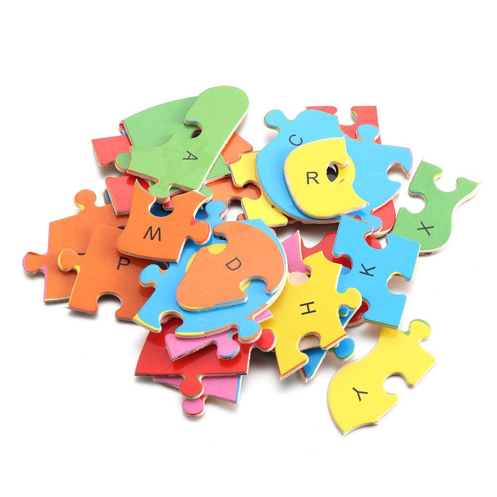 Luol bảng chữ cái bằng gỗ ghép hình khả năng phát triển trí tuệ nóng cải thiện động vật dễ thương học tập giáo dục