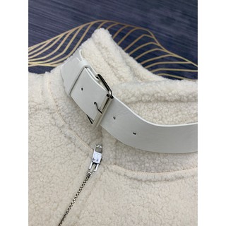 Áo khoác len B@lenciaga shearling jacket ss20
