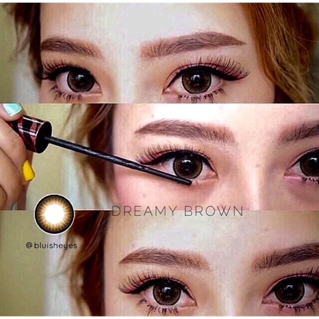 Kính áp tròng Vassen Hàn Quốc _ Dreamy Brown - giãn 15mm