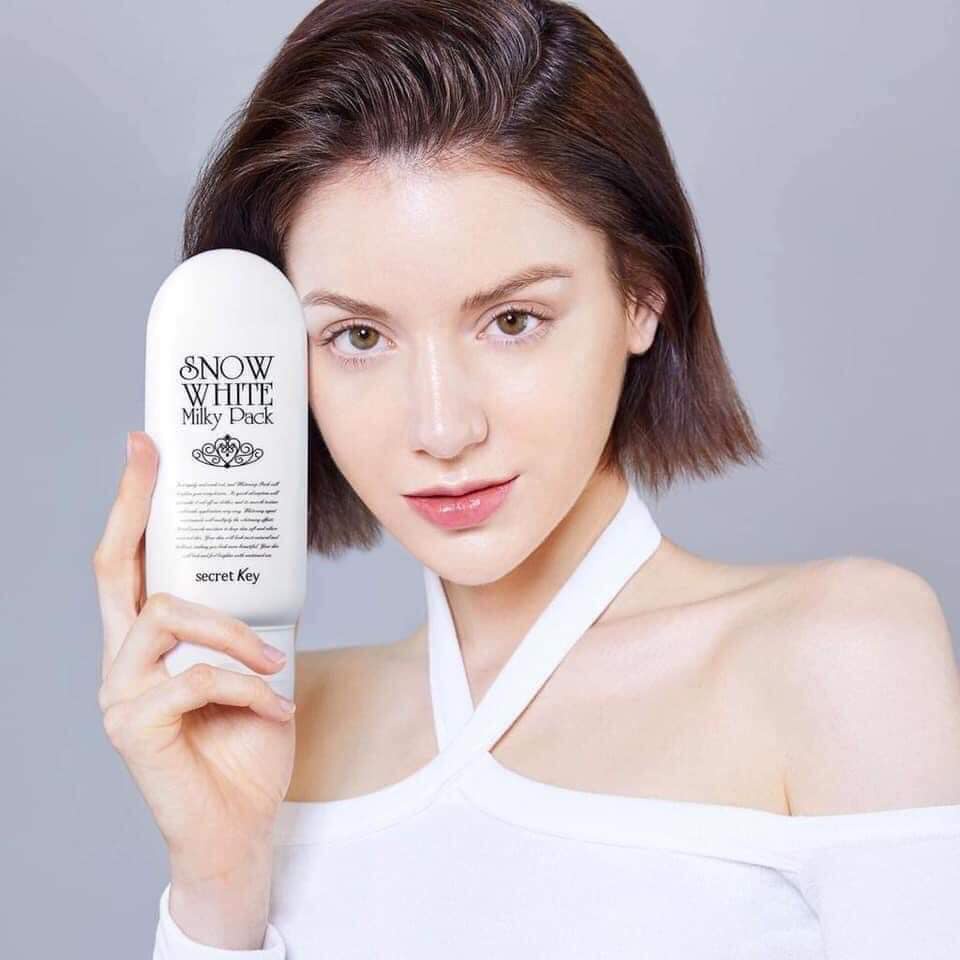 Kem Ủ Trắng Secret Key Snow White Milky Pack - 200ml