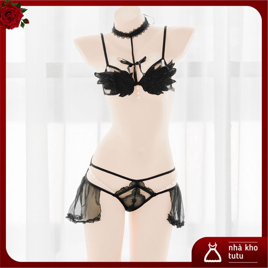 Set đồ lót cao cấp Cosplay tiên nữ có kèm vớ L080 Nhà kho TuTu | BigBuy360 - bigbuy360.vn
