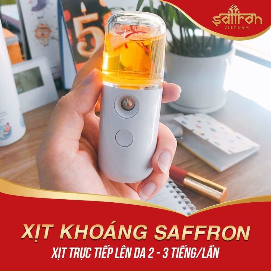 Ưu đãi Hè_Nhụy hoa nghệ tây nhập khẩu tặng máy phun sương mini