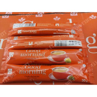 Combo 5 ống cafe Trần Quang 3 trong 1 thơm ngon, 20gr mỗi ống