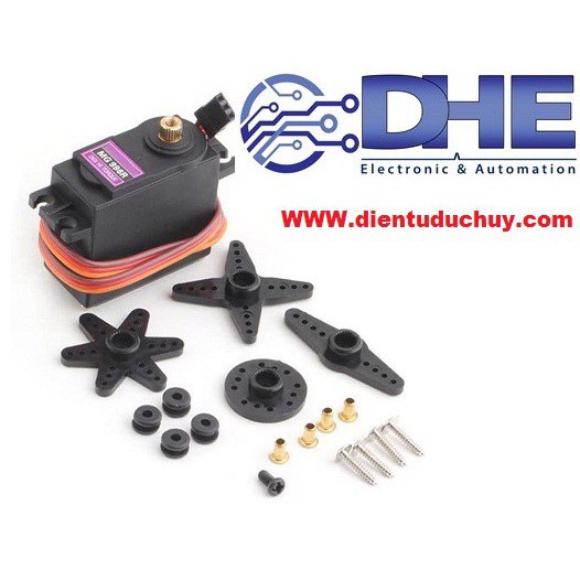 ĐỘNG CƠ ANALOG RC SERVO MG996R, ĐIỆN ÁP HOẠT ĐỘNG 5V