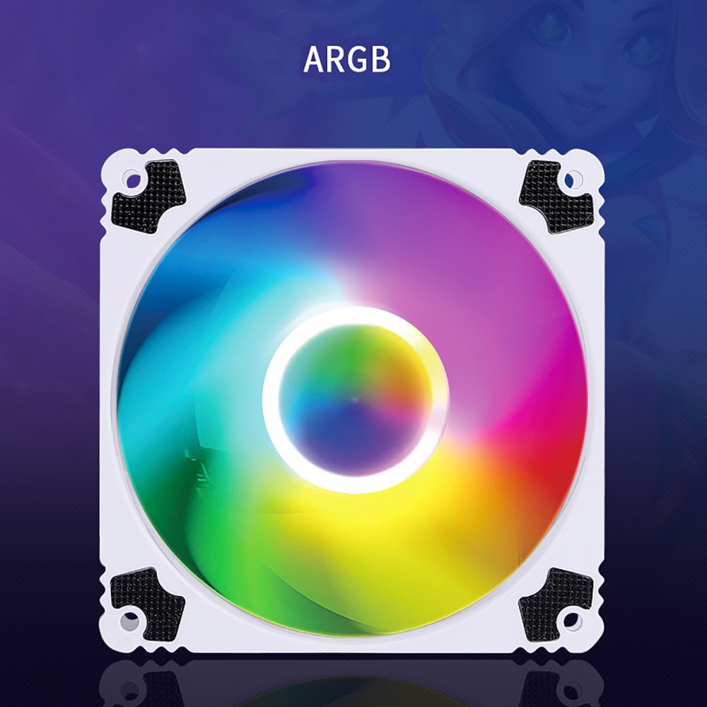 Quạt fan case ARGB Bubalus quạt tản nhiệt PC 12cm sync main Fan Led A RGB máy tính