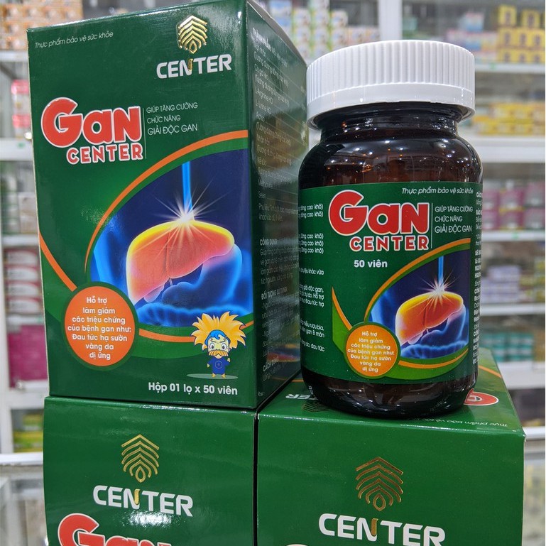Gan Center – Hỗ trợ giải độc gan, tăng cường chức năng gan, bảo vệ tế bào gan