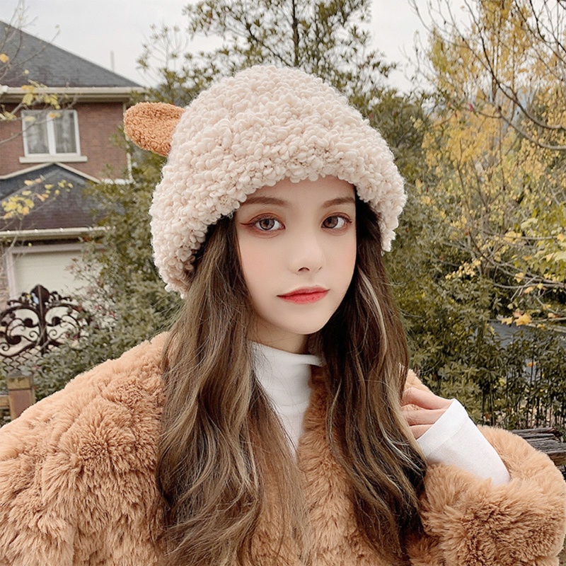 Mũ beanie Trùm Đầu Phối Tai Mèo Thời Trang Cho Nam Và Nữ