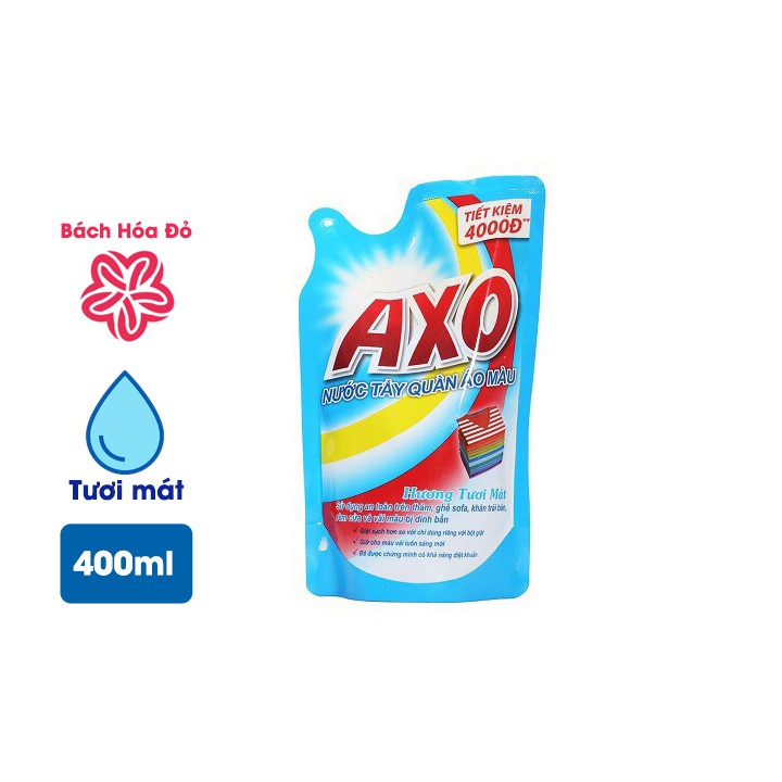 Nước Giặt Tẩy Quần Áo Màu AXO can 18L - Hương Tươi Mát