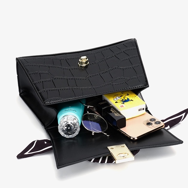 🌸Hàng Order🌸 Túi Xách Nữ CEEKAY Da Trơn Họa Tiết Quai Da kèm Quai Sách Quấn Nơ Sang Chảnh Nữ Tính 🌸Hàng Quảng Châu