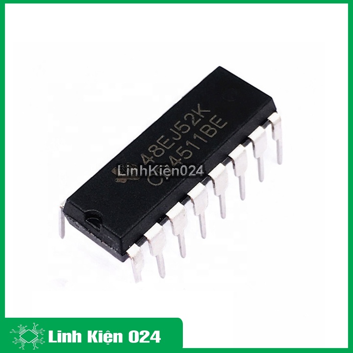CD4511 - Chân Cắm DIP 16