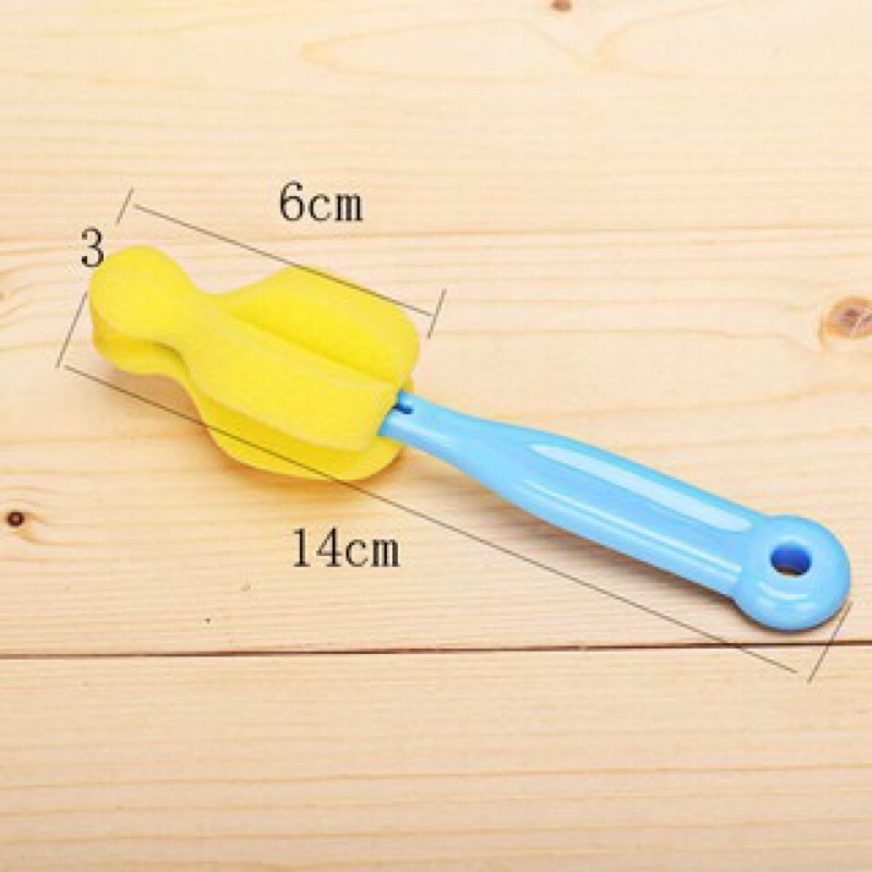 Cọ Rửa Núm Ty Bình Sữa Đầu Bông Dài 15cm