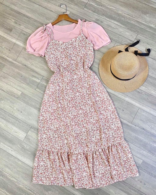 🌳 SÉT ÁO X ĐẦM 2D HOA 🌳 bán live