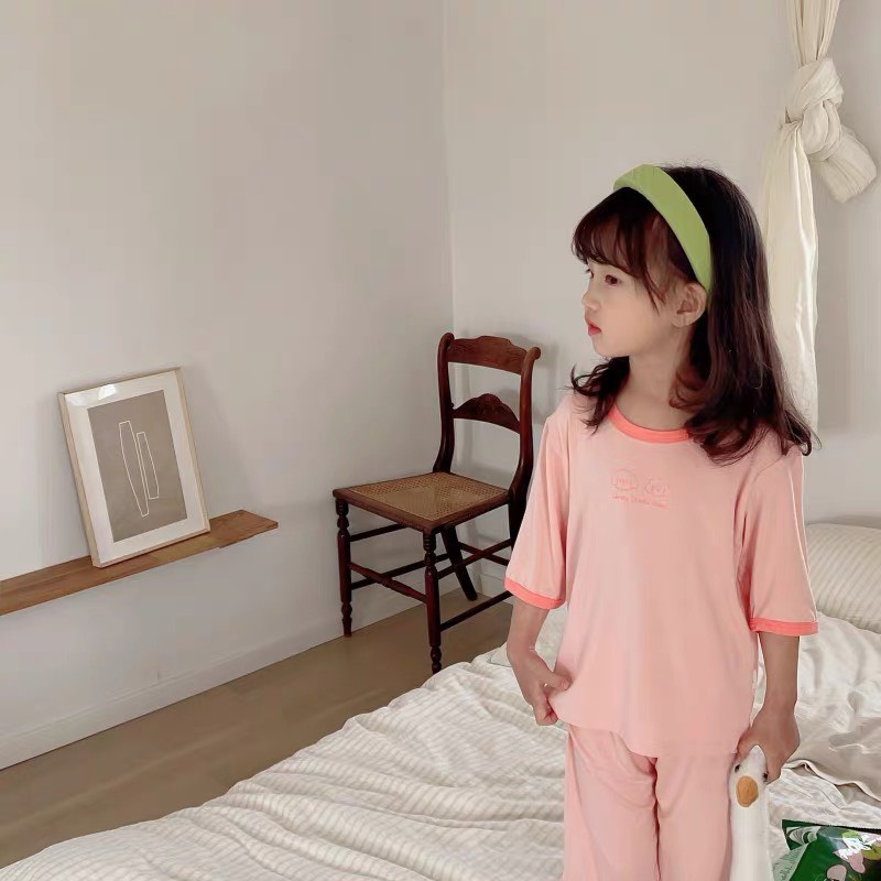 Bộ Quần Áo Trẻ Em Minky Mom Lửng Lovely Nhiều Màu Cho Bé Chất Thun Lạnh Siêu Mềm Mịn Mát