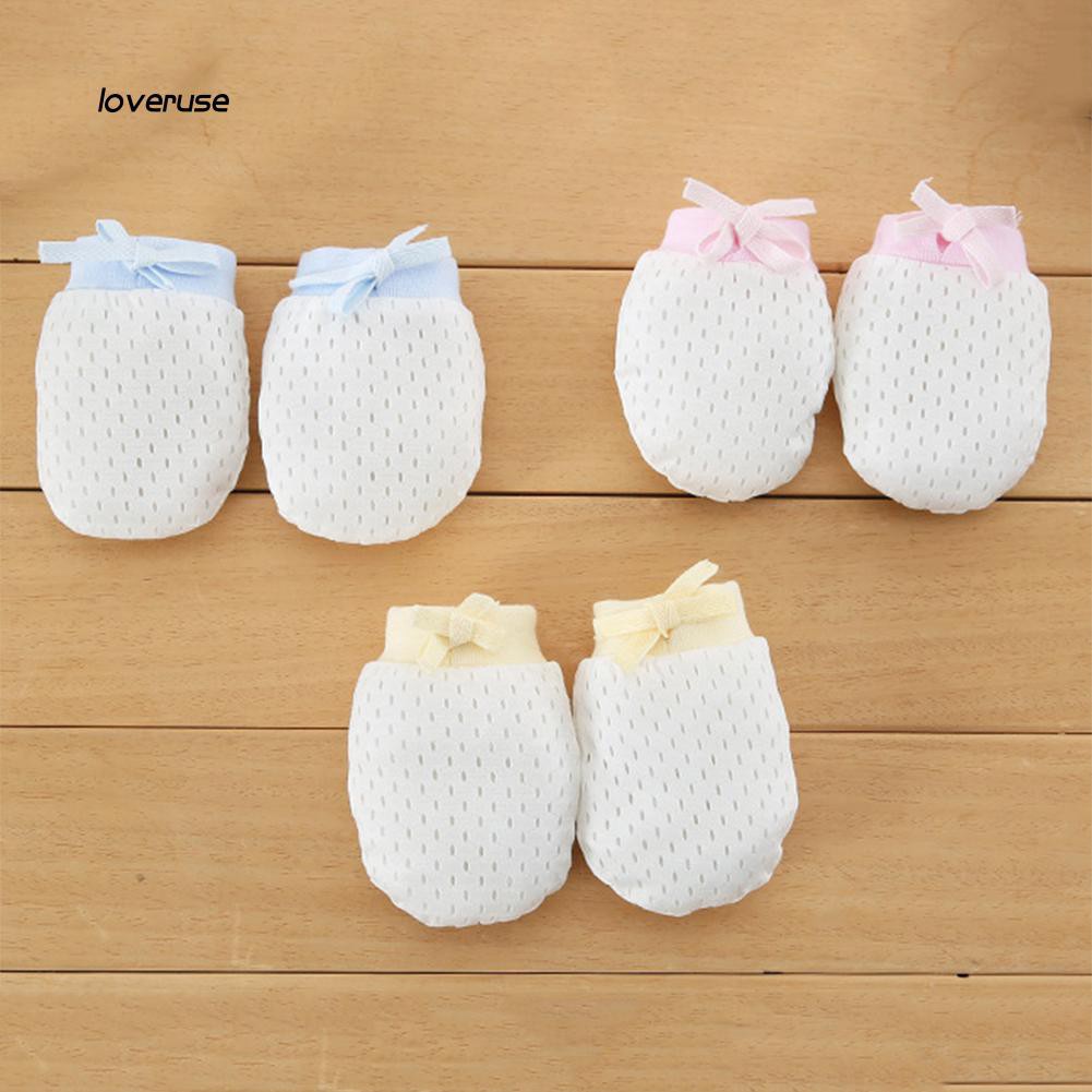 Găng tay cotton an toàn dễ dàng điều chỉnh cho trẻ sơ sinh