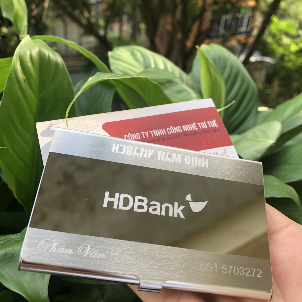 Hộp đựng name card dành cho Nam, hộp đựng ATM dành cho sếp cao cấp chất liệu thép 201 không rỉ